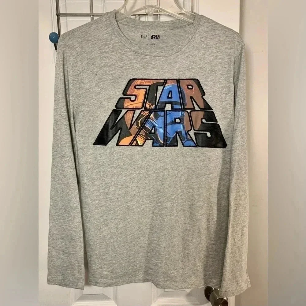 GAP Star Wars Long Sleeve Shirt Boys Size XXL 14-16
